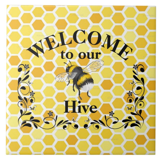Welcome to our bee hive   (Frente)