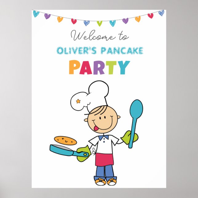 Welcome to Pancake Party Poster (Frente)