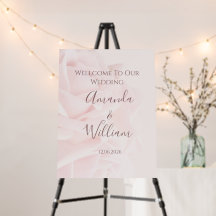 Welcome wedding Foam Board Sign