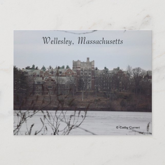 Wellesley, cartão postal de Massachusetts (Frente)
