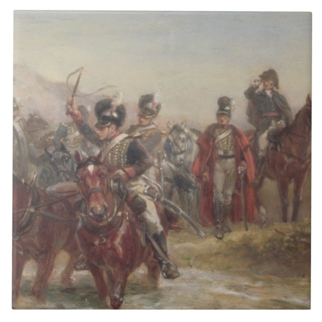 Wellington na espanha (óleo no painel) (par de (Frente)