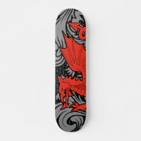 Welsh Dragon Skateboard Deck