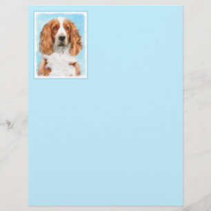 Welsh Springer Spaniel Painting - Arte Original de