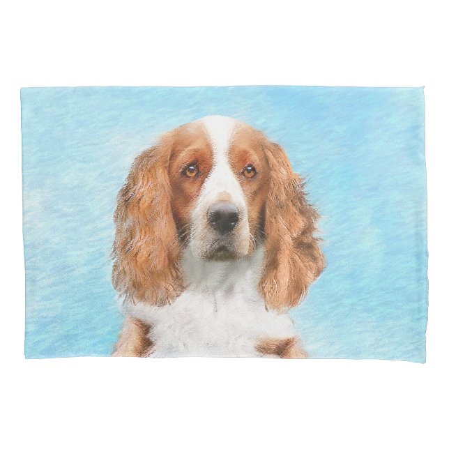 Welsh Springer Spaniel Painting - Arte Original De (Frente)