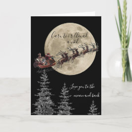Welsh te Amo à Lua e volta ao Cartão de Natal