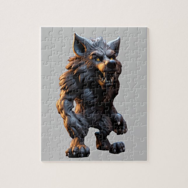 Werewolf Figura Quebra-cabeça (Vertical)