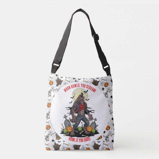 🐺 Werewolf Halloween Tote 🎃 💀 (Frente)