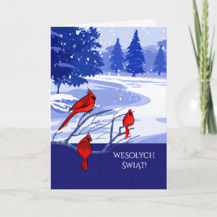 Wesołych Świąt. Cartões de Natal em polonês