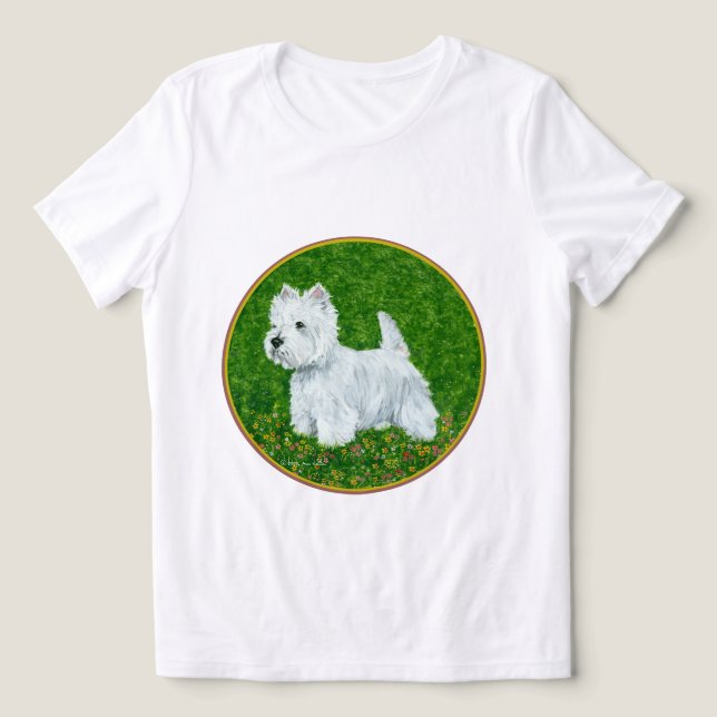 West Highland White Terrier Greengrass (Design frontal)