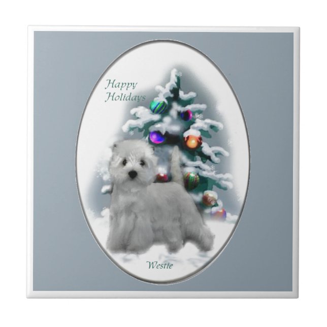 West Highland White Terrier Natal (Frente)