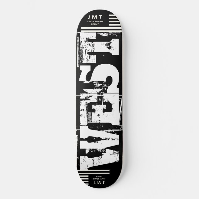 WEST OFFICIAL JMT 8, 1/4 pol, skateboard Deck (Frente)