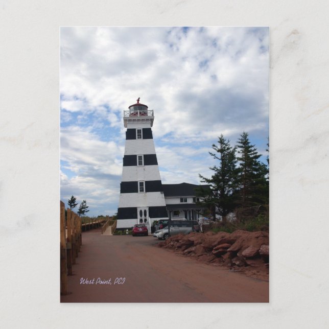 West Point, cartão postal PEI (Frente)