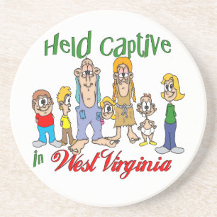 West Virginia Funny Trailer Park Porta copos Sands