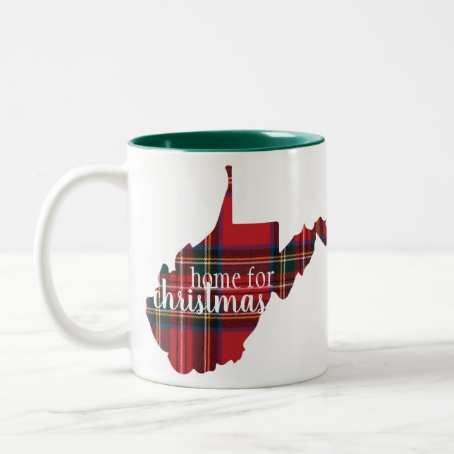 West Virginia - Home para a caneca do Natal (Esquerda)