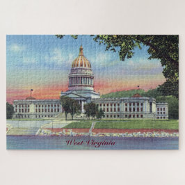 West Virginia State Capital Large Quebra-cabeça