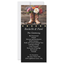 Western Cowboy Boots Floral Elegante Mason Jar