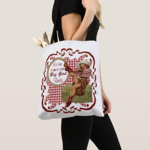 Western Cowgirl Colocou Sua Garota Bota 1 Bolsa