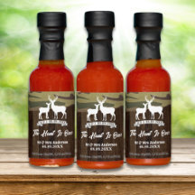 Western Deer A Caça Está Sobre O Favor Do Casament