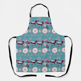 Western Donkey Christmas Gingerbread Texas Star