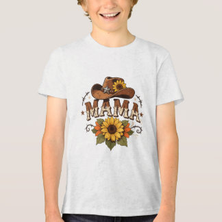 Western Mama Sunflower Cowgirl Design