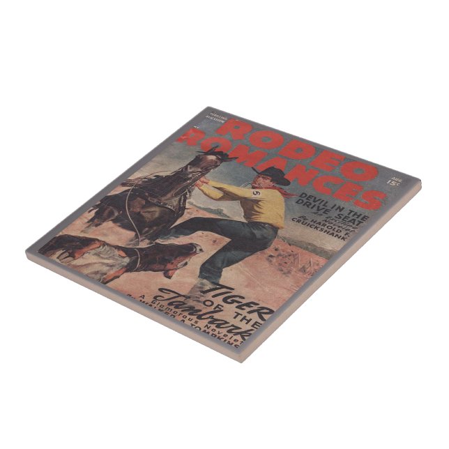 Western Rodeo Cowboy Calf Roping Rodeo Romance (Lateral)