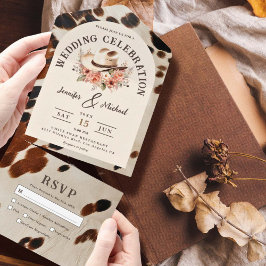 Western Wedding Cowhide All in One