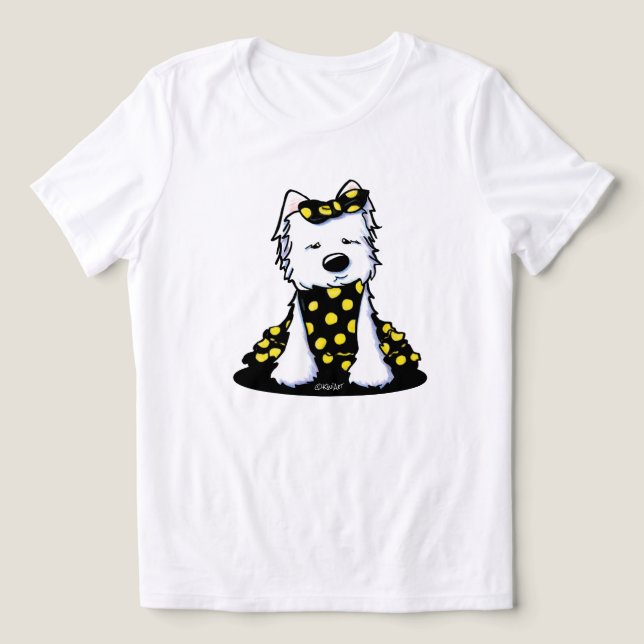 Westie Girl T-Shirt (Design frontal)