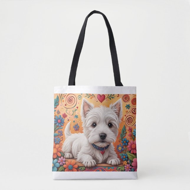 Westie Tote Bag (Frente)