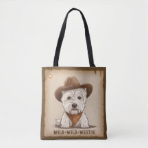 Westie Tote Bag - Westie selvagem