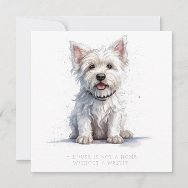 Westik Cheeky Cute Greeting Card Personalize (Frente)