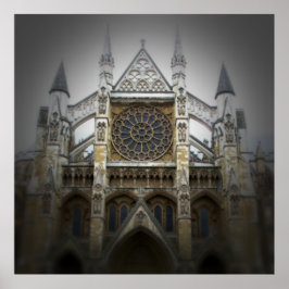 Westminster Abbey - Londres - Poster quadrada