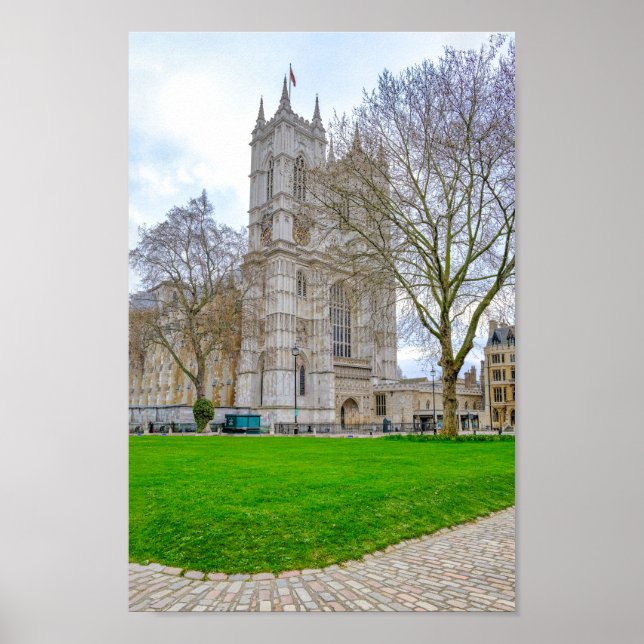 Westminster Abbey, Londres UK 8 x 12" Poster (Frente)