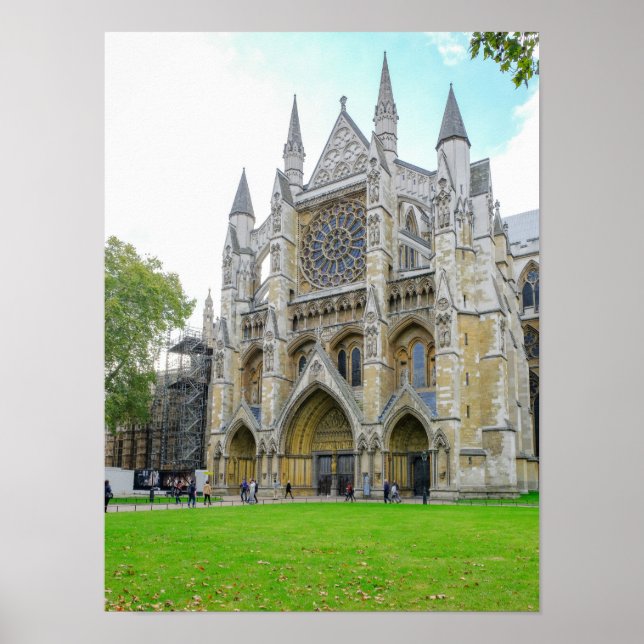 Westminster Abbey, Poster de Londres no Reino Unid (Frente)