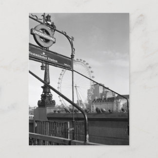 Westminster Station, Cartão Postal de Londres no R