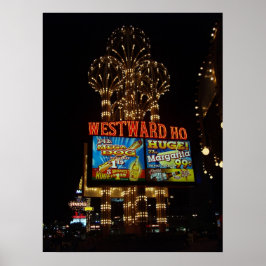 Westward Ho Las Vegas Poster Impressão