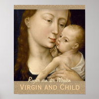 Weyden Virgin e Child CC0264 Cardstock Poster