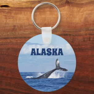 Whale Tail Alaska Chaveiro Gift