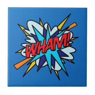 WHAM Diversão Retro Quadrinho Pop Art