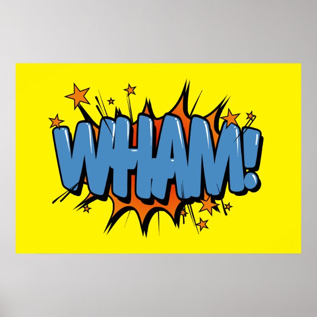 Wham - Sinal de banda desenhada / Poster (Frente)