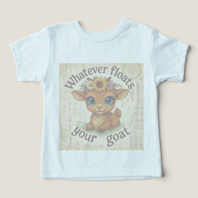 Whatever Floats Your Goat Tee (Design frontal)