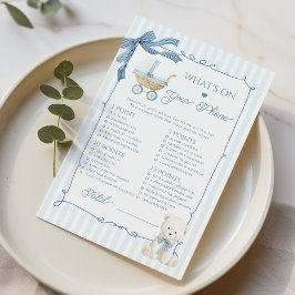 Whats on your Phone French Coquette Carriage game