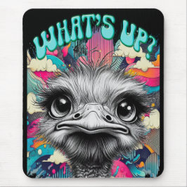 "Whats Up Ostrich" Gaming Mouse Pad
