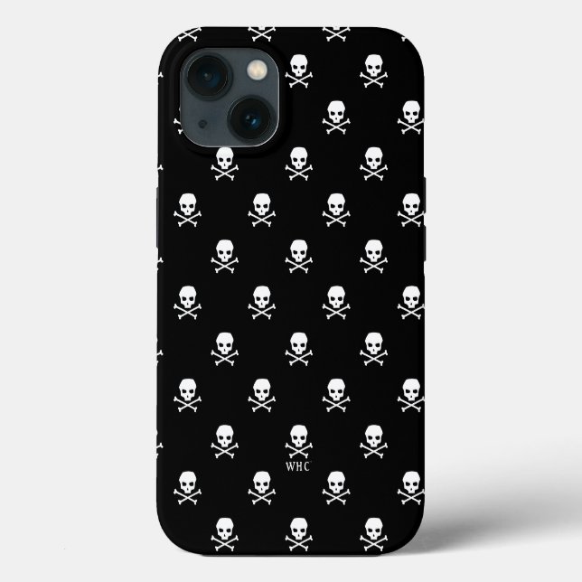 WHC - capas de iphone do crânio (Verso)