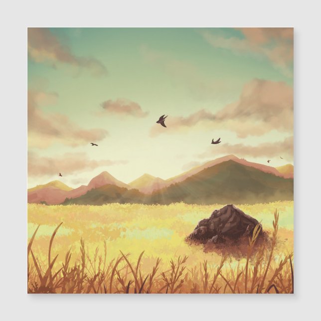 Wheat fields at sunrise (Frente)