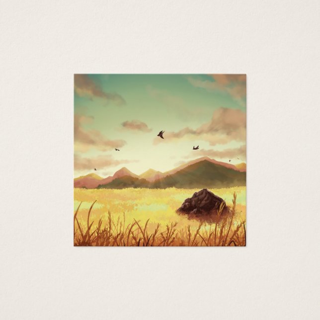 Wheat fields at sunrise (Frente)