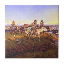 "When White Men Turn Red", por Charles M Russell