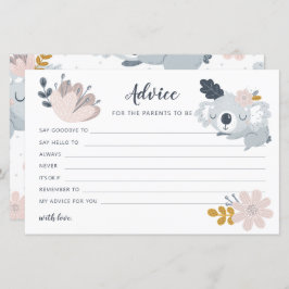 Whimiscal Koala floresce o conselho dos pais