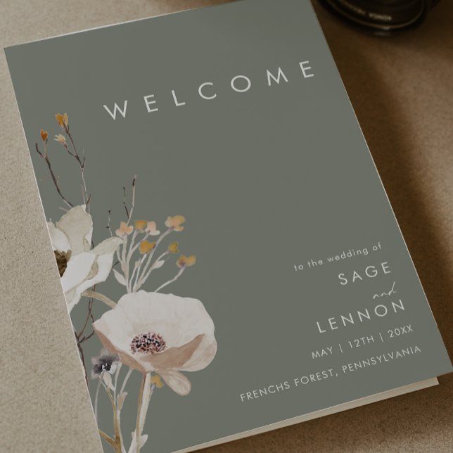 Whimsic Wildflower | Programa de Casamento Dobrado (Criador carregado)