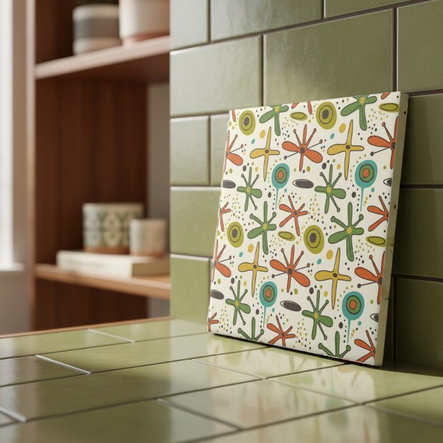 Whimsical Atomic Era Seamless Pattern #7 ID1224 (Criador carregado)