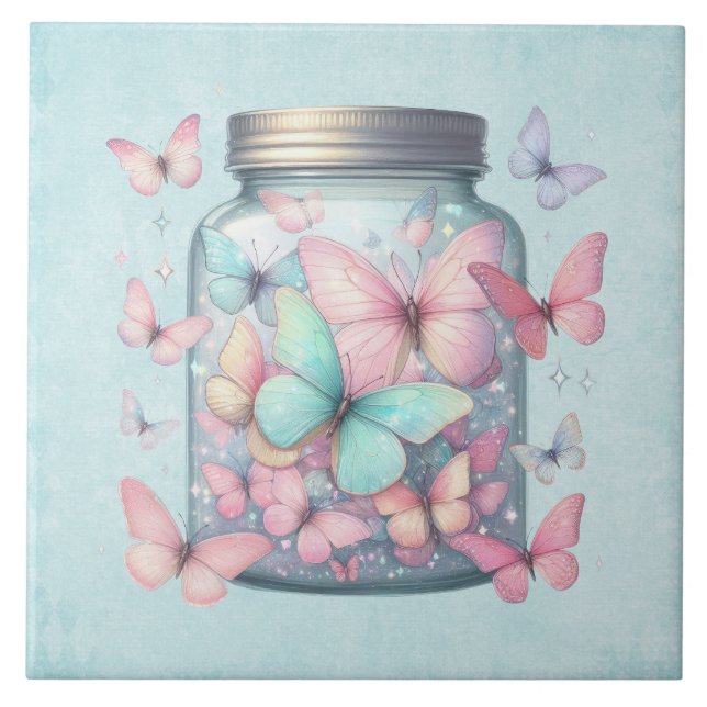  Whimsical Butterflies in a Jar (Frente)